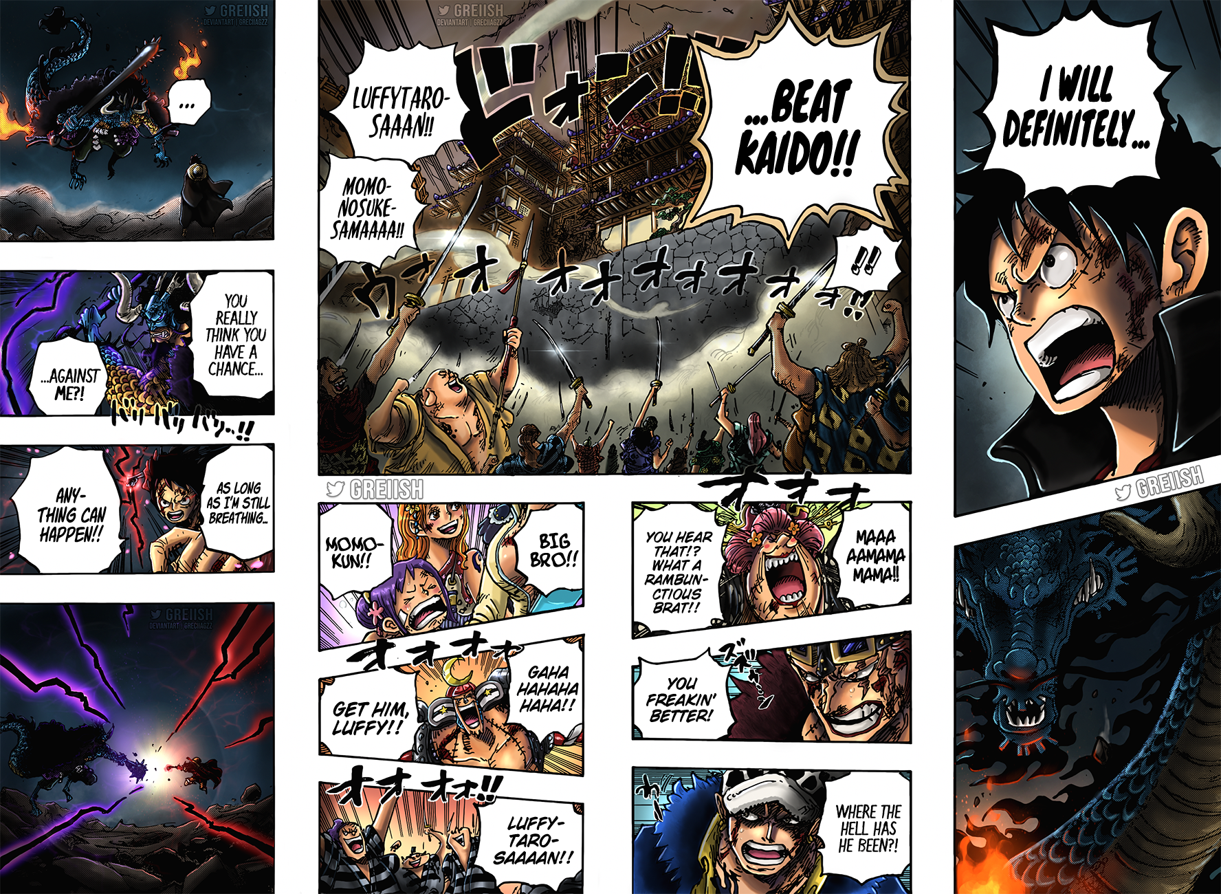 One Piece Chapter 1026: The Pivotal Clash (Official Release